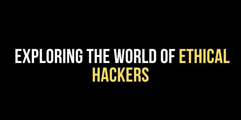 Exploring the World of Ethical Hackers